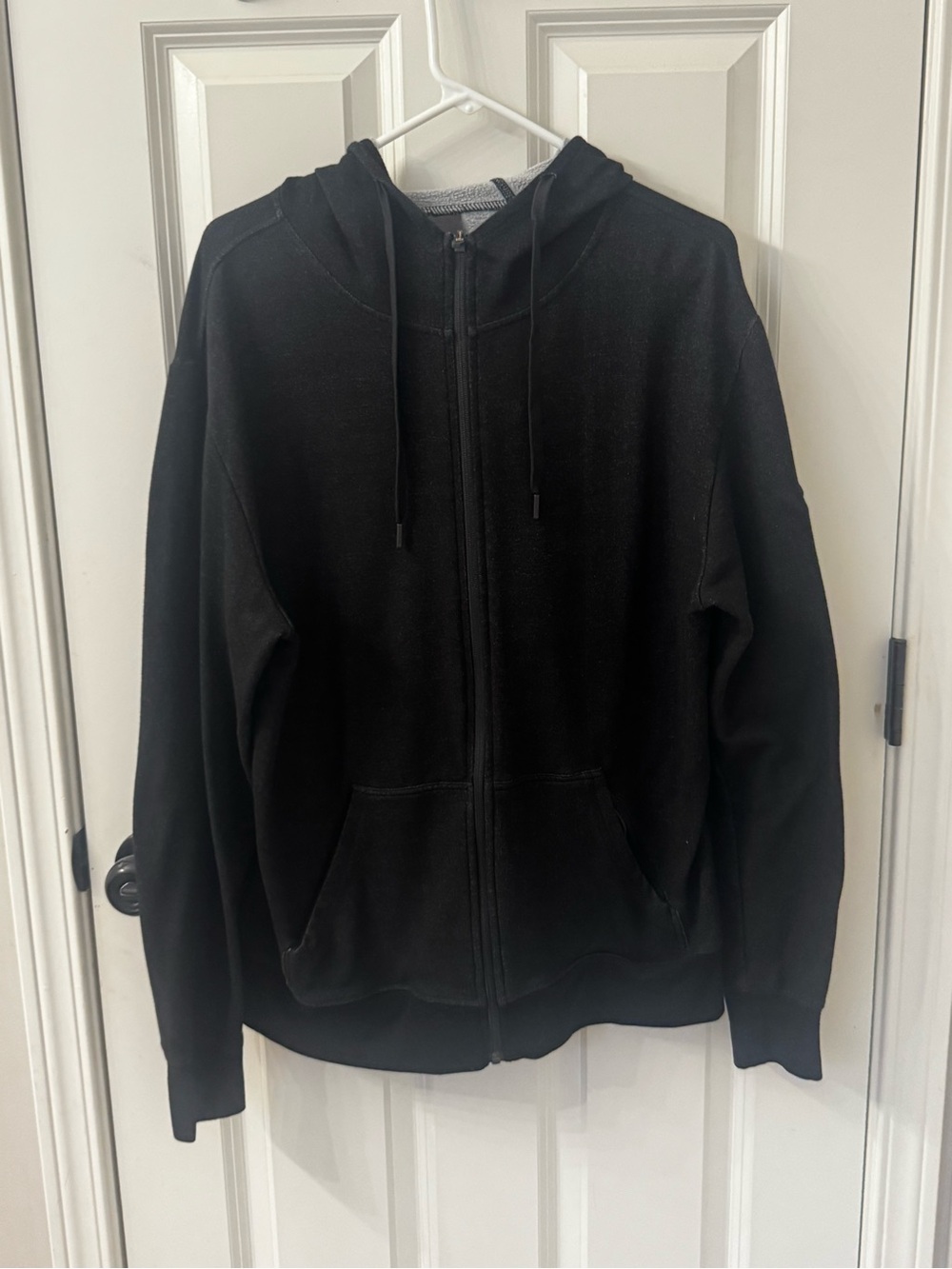 Hylete Black Lightweight Full-Zip Hoodie Jacket